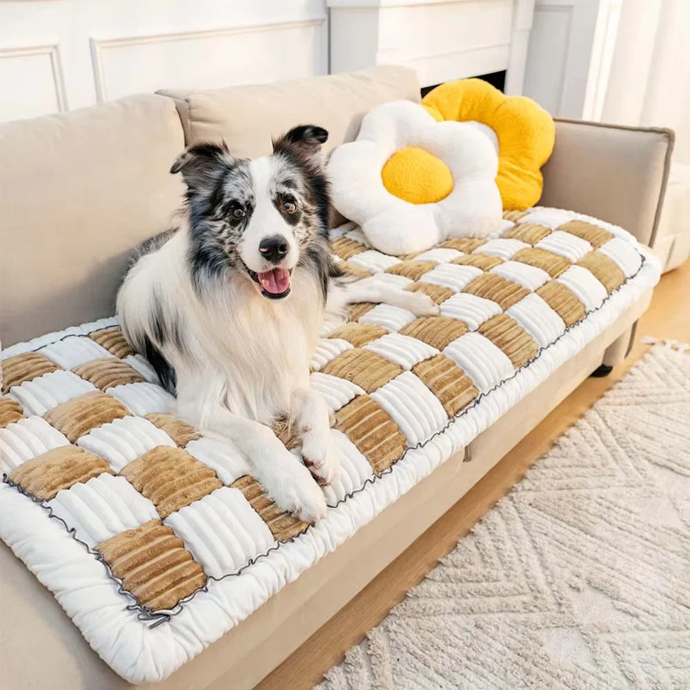 Waterproof Coral Fleece Pet Bed Mat and Car Seat Cover