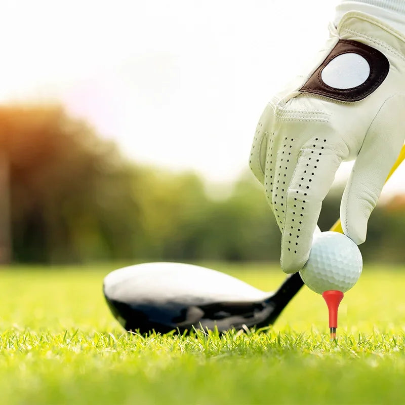 Unbreakable Golf Tees With Rubber Heads for Reduced Friction