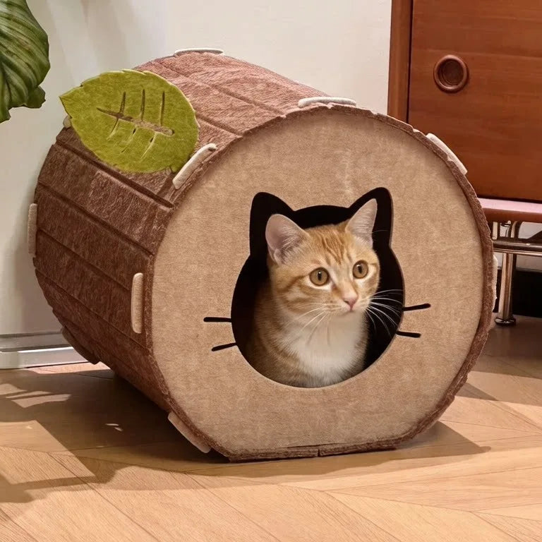 CZBNYX Felt Cat House With Scratching Board And Climbing Frame