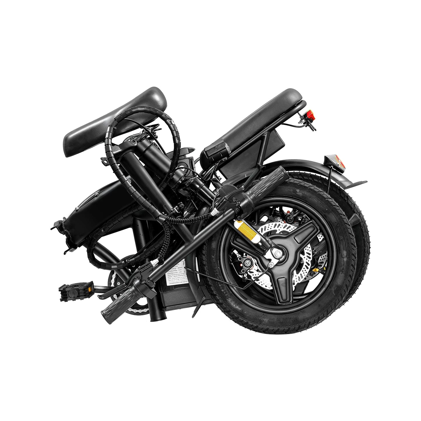 T5 Foldable Electric Bike 48V Peak Power Dual Disc Brakes