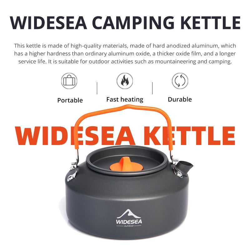 Widesea Outdoor Camping Cookware Set For Hiking Picnic