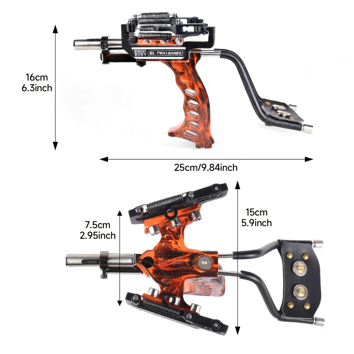 Portable Steel Wrist Guard Slingshot for Outdoor Precision Shooting Practice