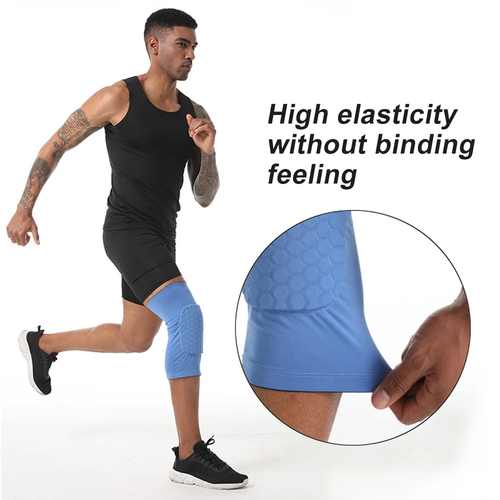 Compression Knee Pads Support Sleeve For Adults Youth Basketball Running