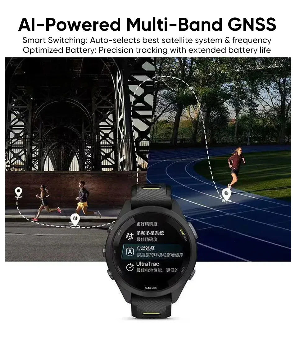 Garmin Forerunner 265 GPS Smartwatch With Heart Rate Monitoring