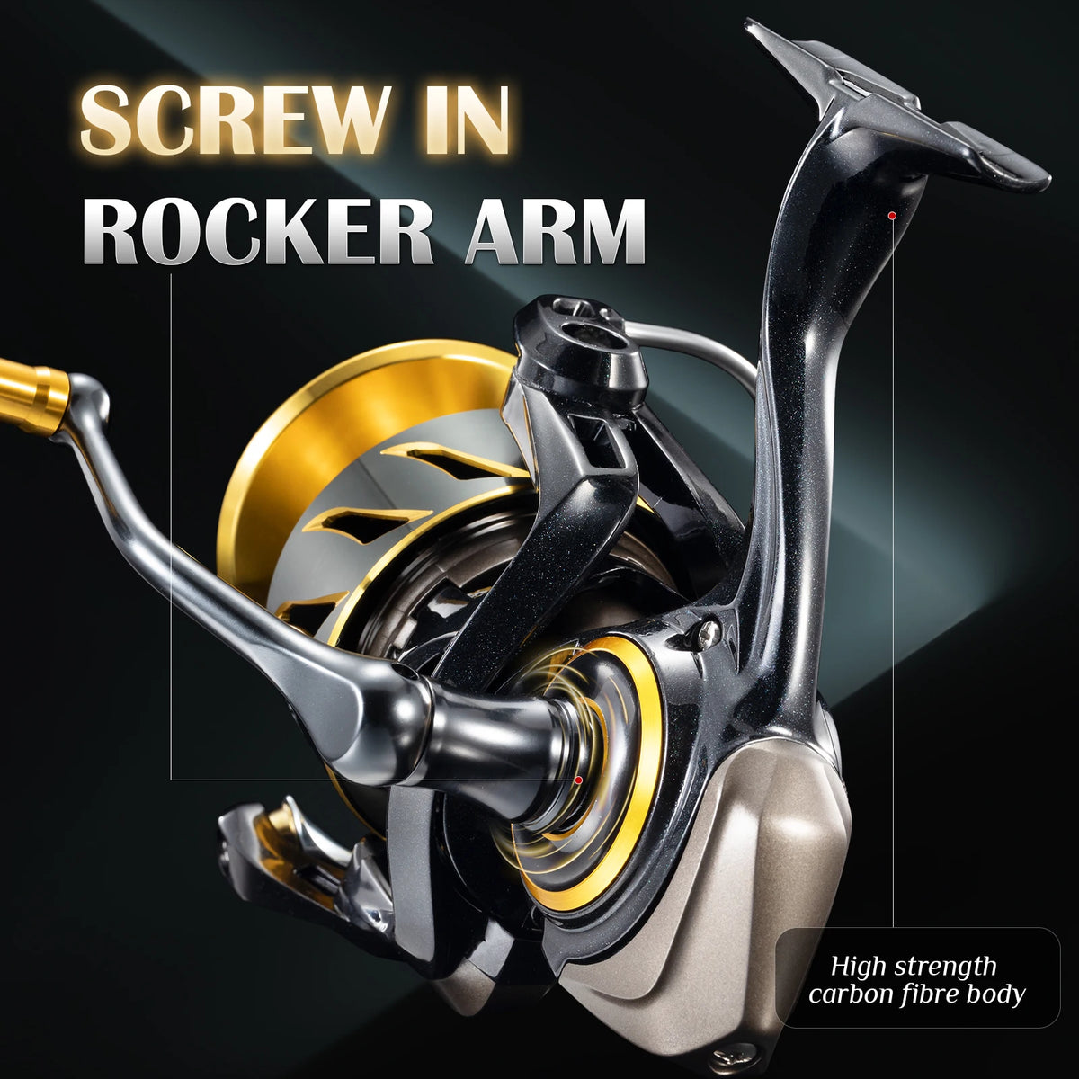ROOBLINOS Saltwater Spinning Reel for Surf Fishing Aluminum Construction