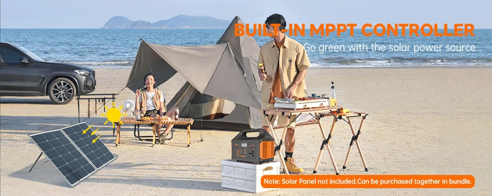 GaiaRay 500W Portable Solar Power Station For Outdoor Use