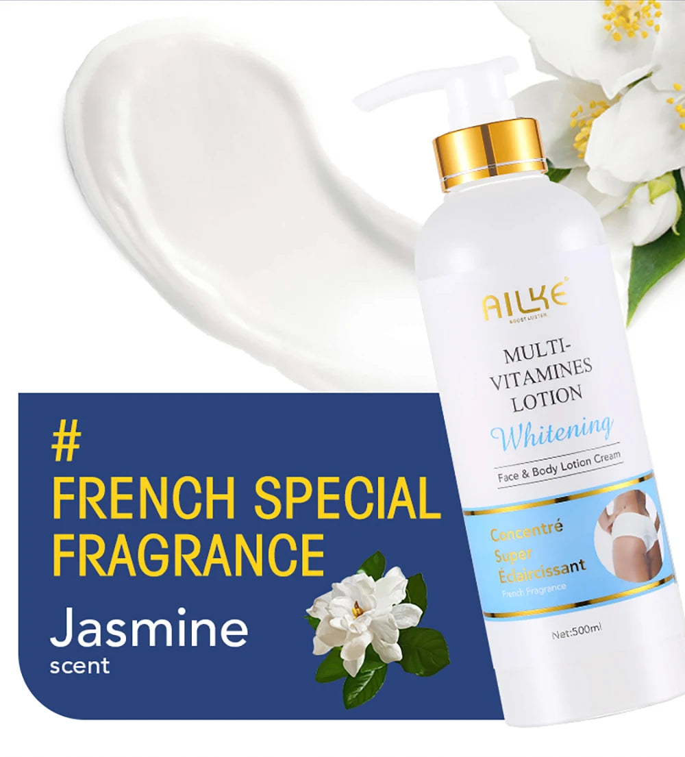 Ailke Multi Vitamin Whitening Body Lotion Enhances Radiant Skin Tone