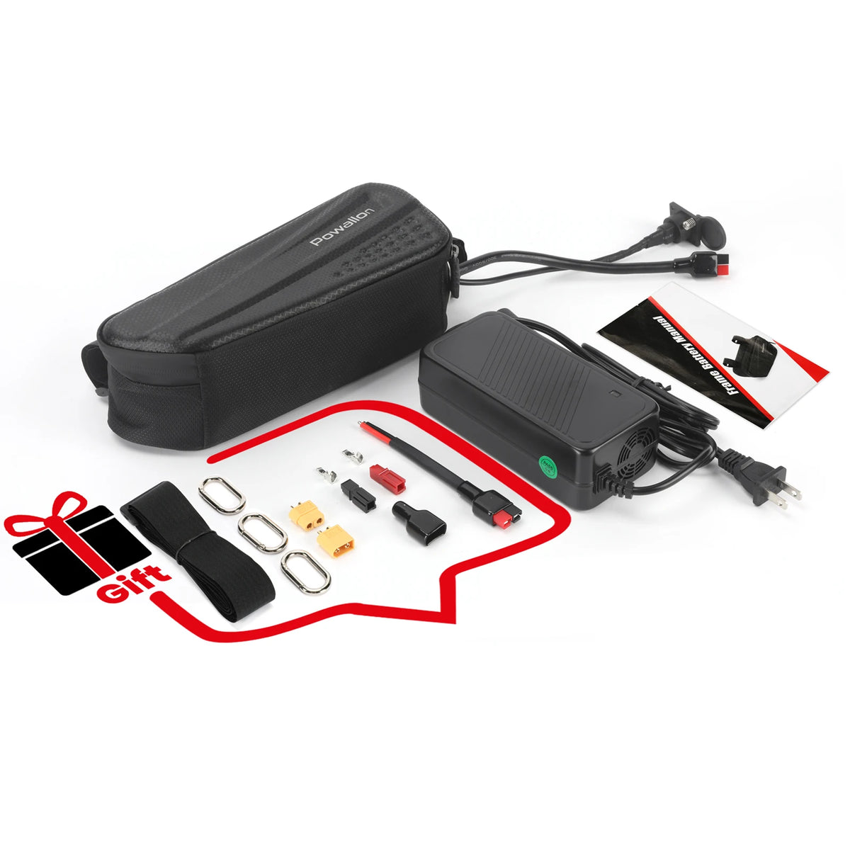 Electric Bike Triangle Battery With Waterproof Hard Case