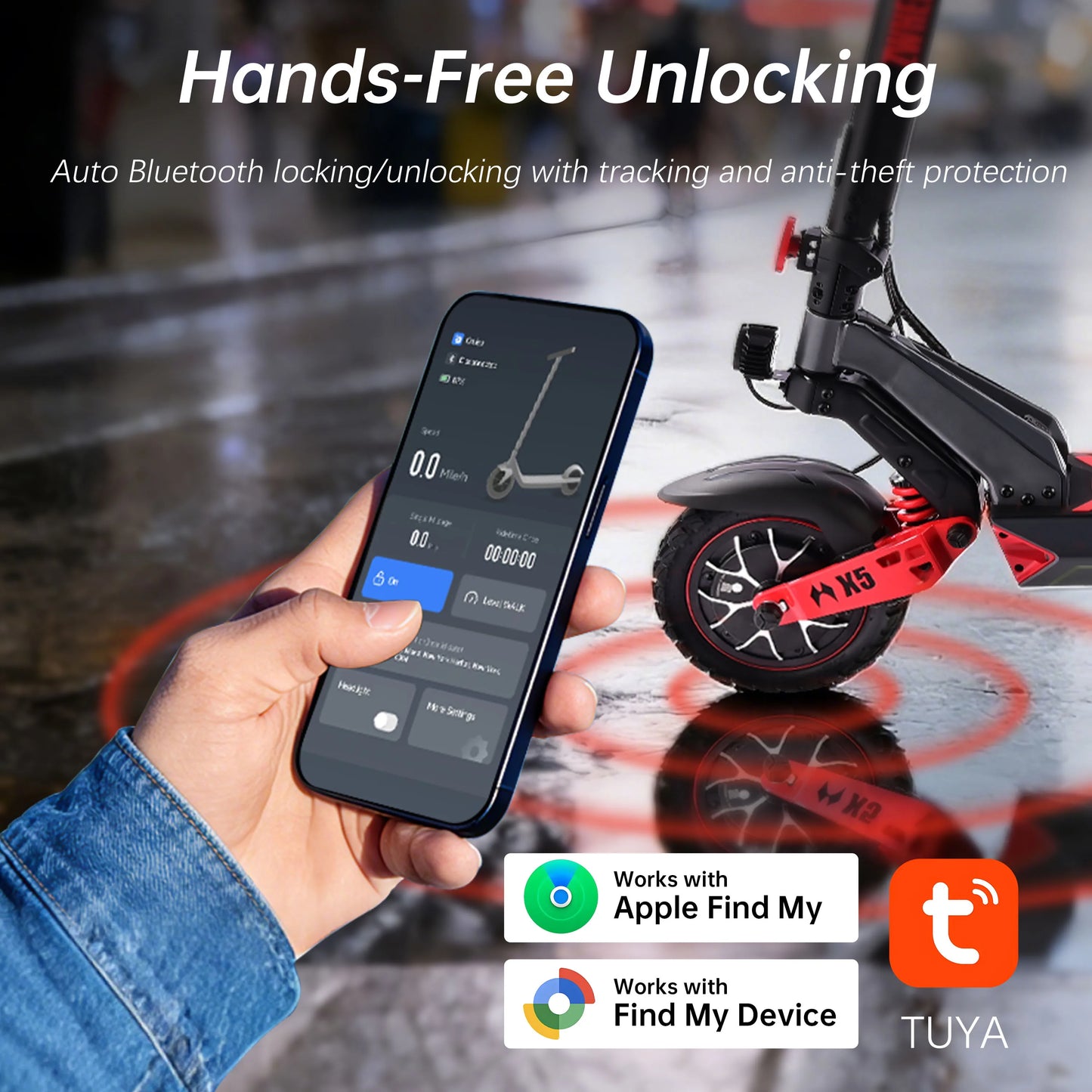 ZWHEEL D3 Dual Motors Electric Scooter 2400W 50 Mile Foldable
