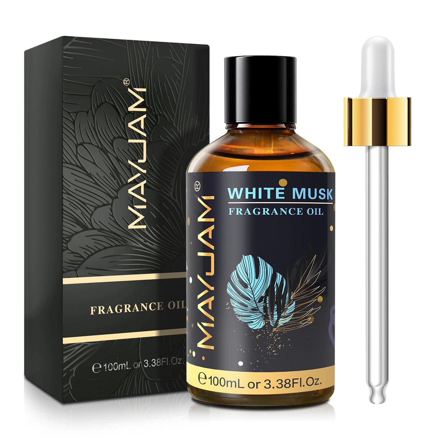 MAYJAM Fragrance Oil Coconut Vanilla White Musk Aromatherapy Diffuser