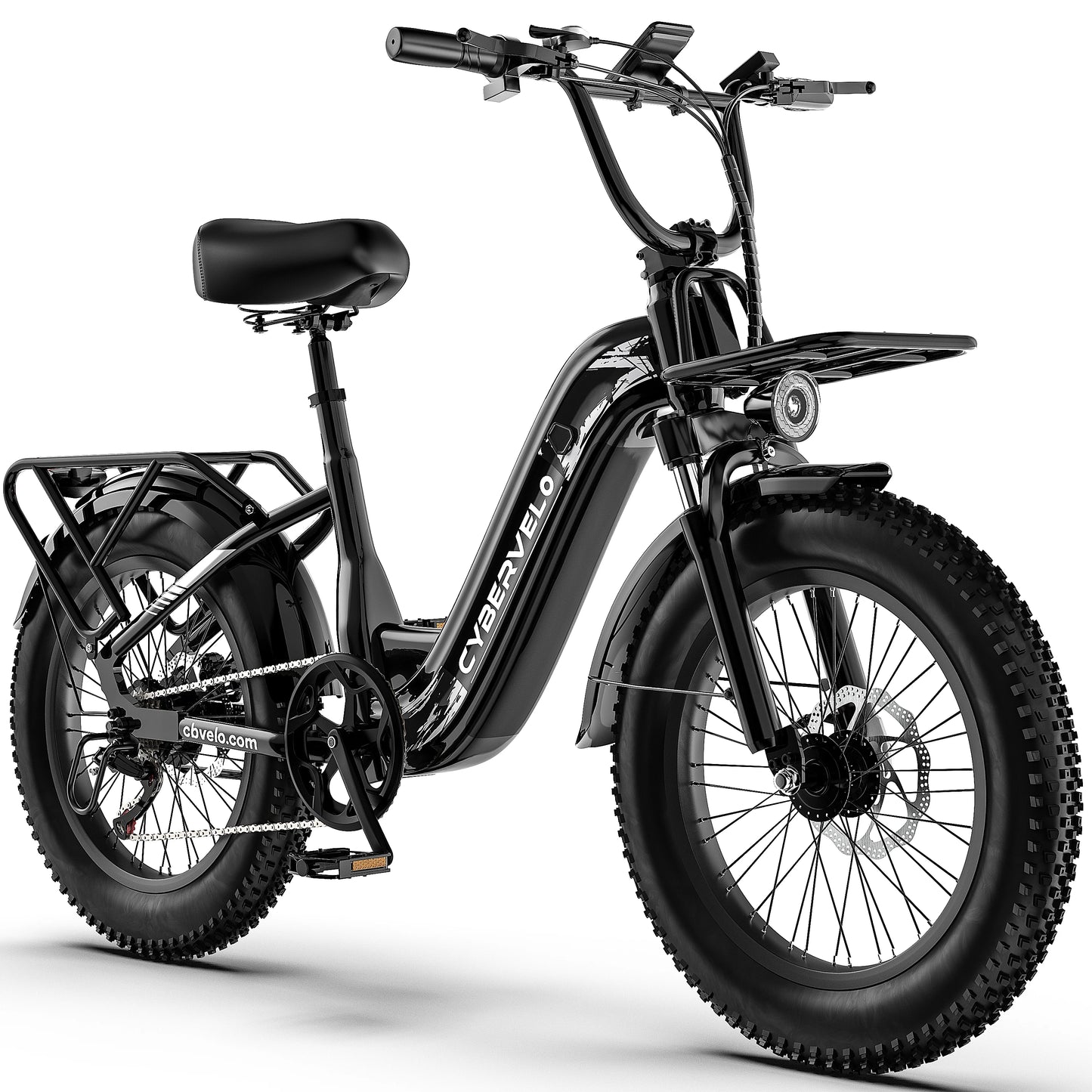 Cybervelo 1000W Step Through Electric Bike With Fat Tires