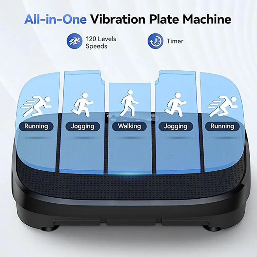 HTM Vibration Plate Multi Function Trainer 330 Lbs Home Gym