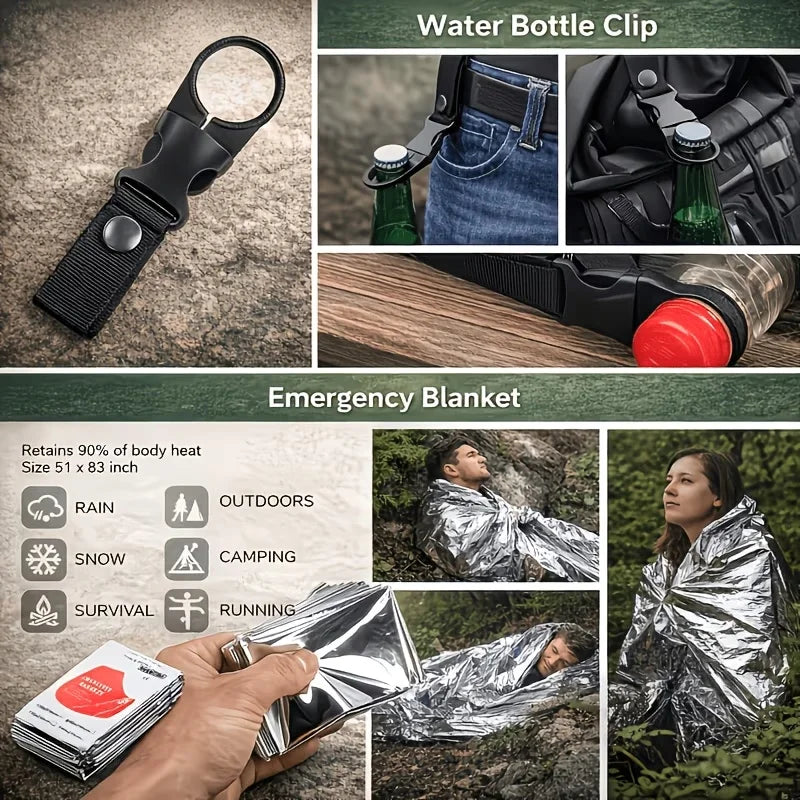 Essential First Aid Kit For Camping Travel And Emergency Survival