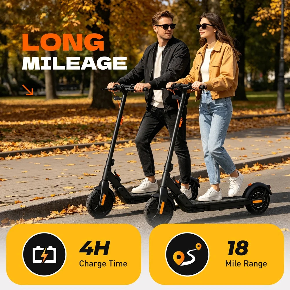 HeroPick C8 Adult Electric Scooter 350W Foldable With Suspension