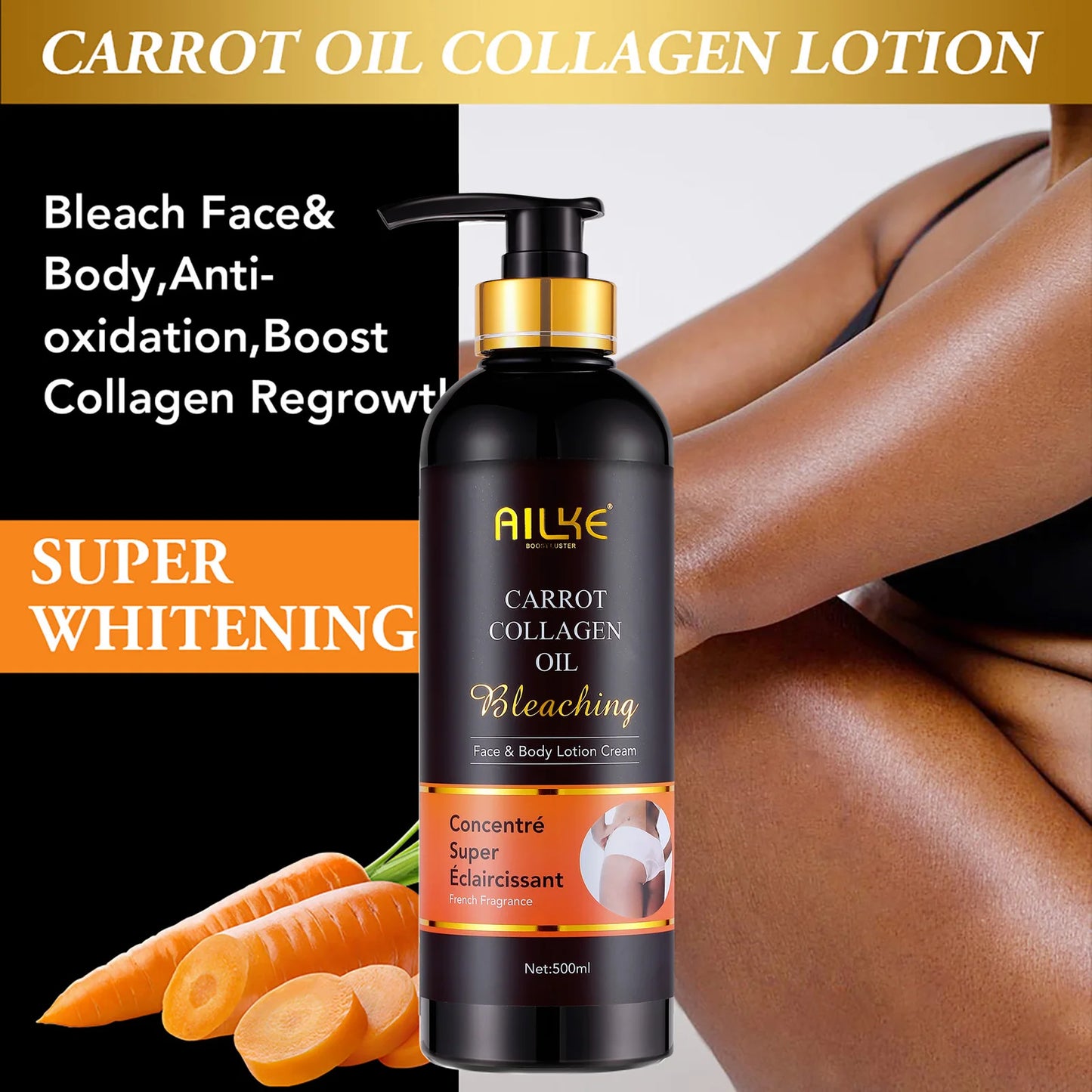 Ailke Organic Collagen Face Serum for Whitening and Moisturizing