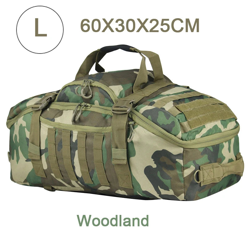 LQARMY Tactical Hiking Backpack for Camping Travel and Mountaineering