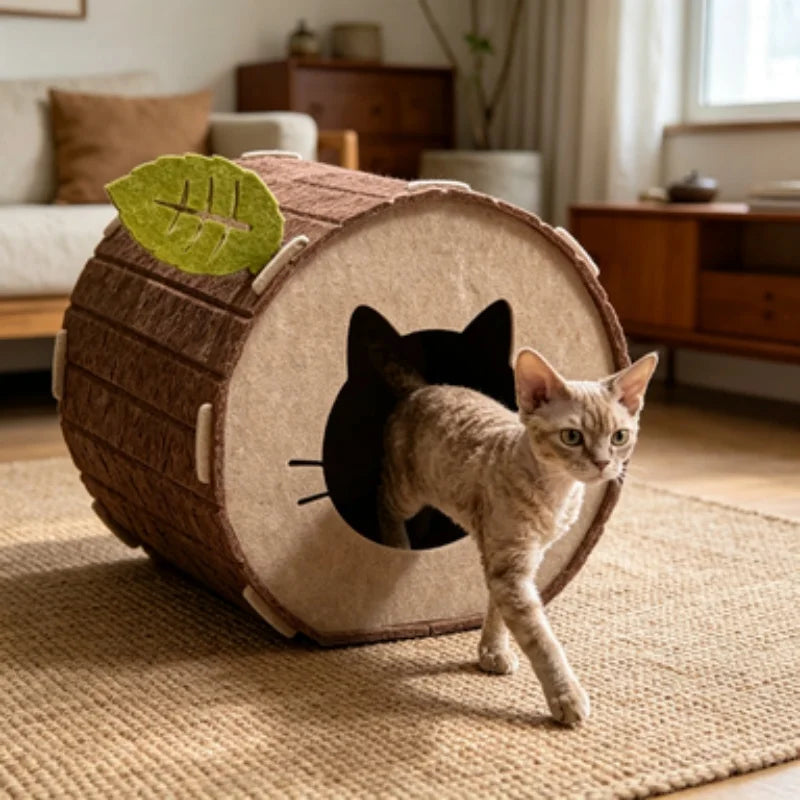 CZBNYX Felt Cat House With Scratching Board And Climbing Frame