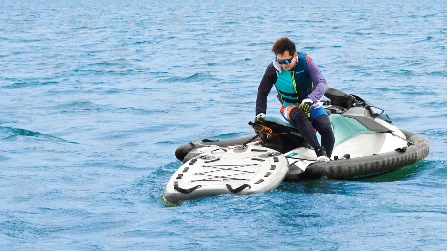 EJIA Inflatable PVC Jet Ski Safety Collar With Air Pump