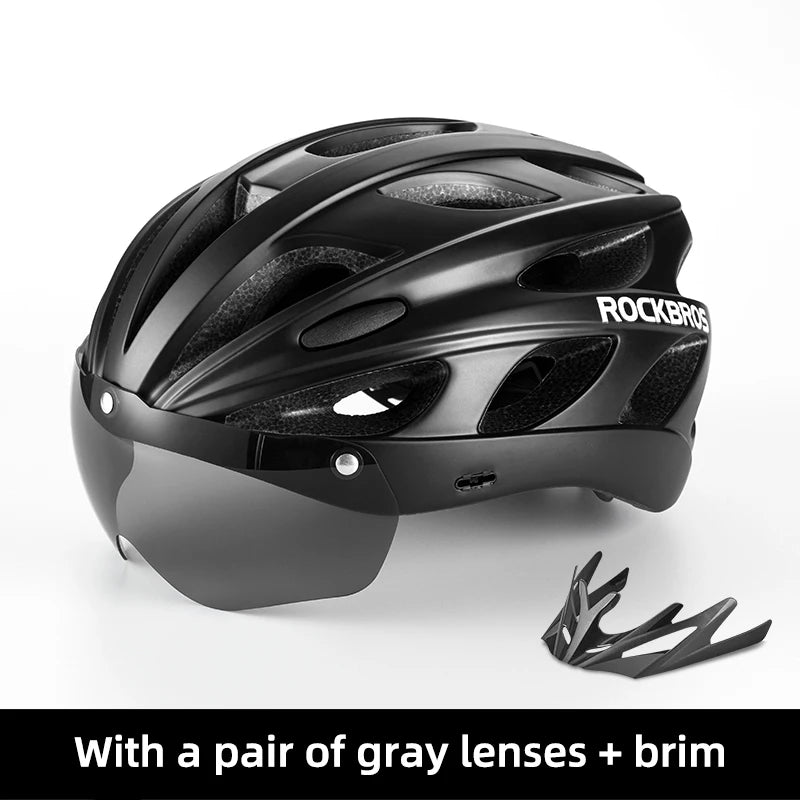 Rockbros Lightweight Breathable Eps Mtb Road Cycling Safety Helmet