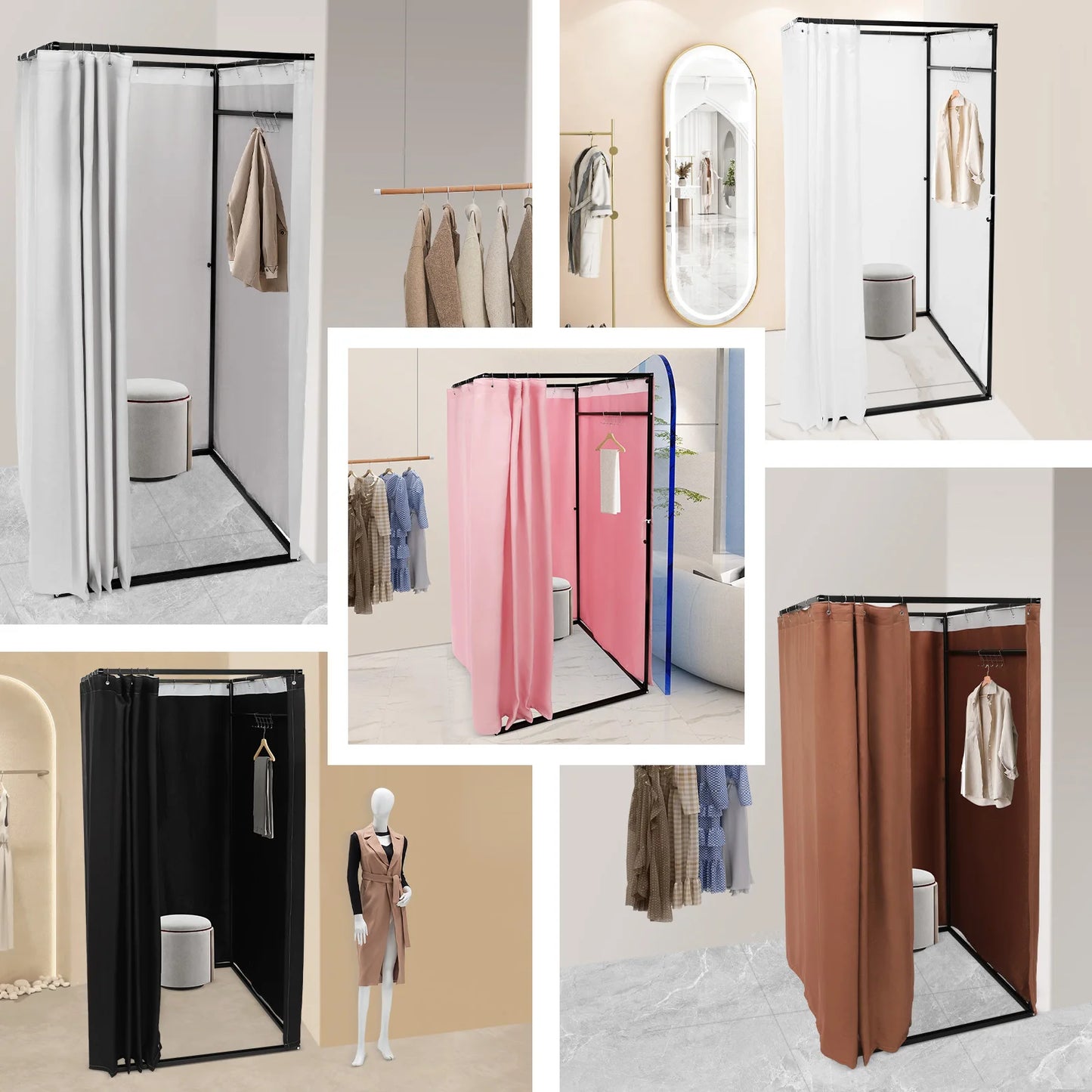 Portable Instant Privacy Changing Room Tent For Clothing Stores And Camping