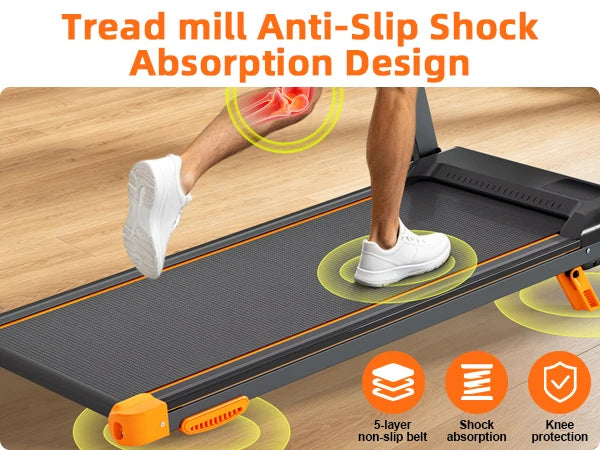 Smart Foldable Treadmill With 12 Percent Incline And Led Display