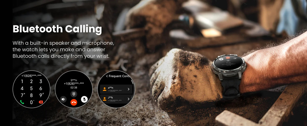 KOSPET Tank T4C Rugged Smartwatch With GPS Fitness Tracking