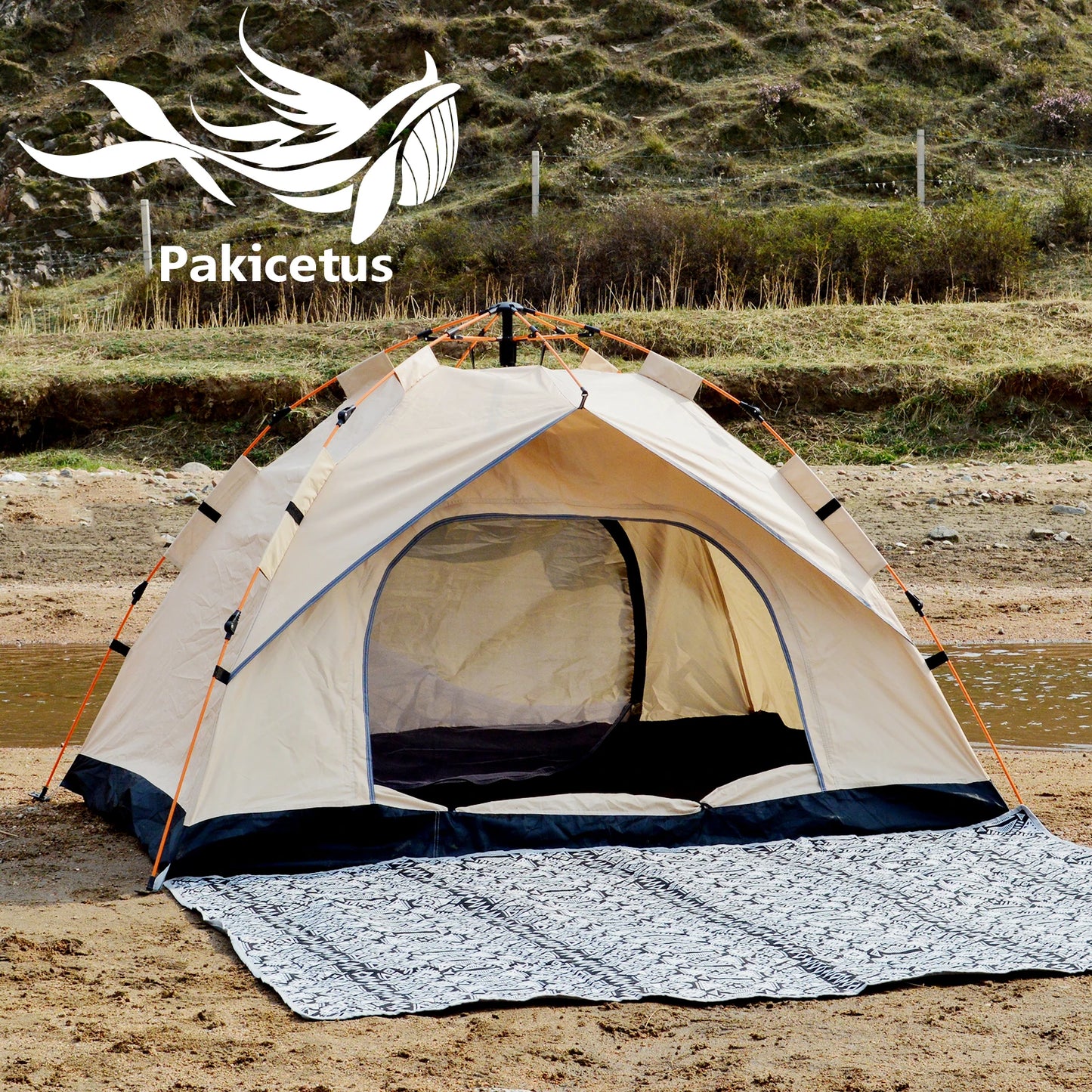 Pakicetus Portable Instant Sun And Rain Shelter For Camping