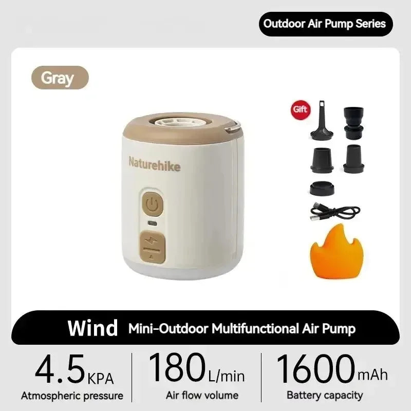 Naturehike Compact Electric Air Pump For Camping Inflatables