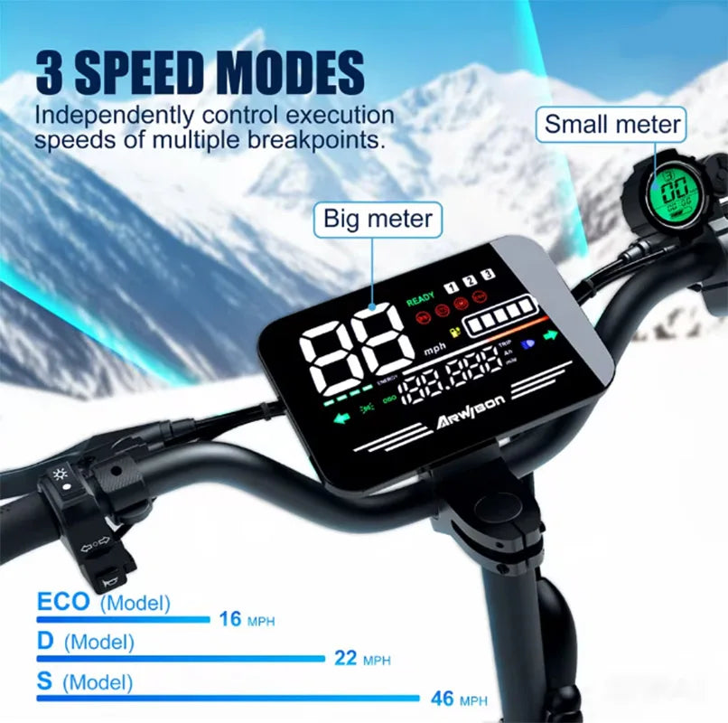 Arwibon Dual Motor Off-Road Electric Scooter with Seat