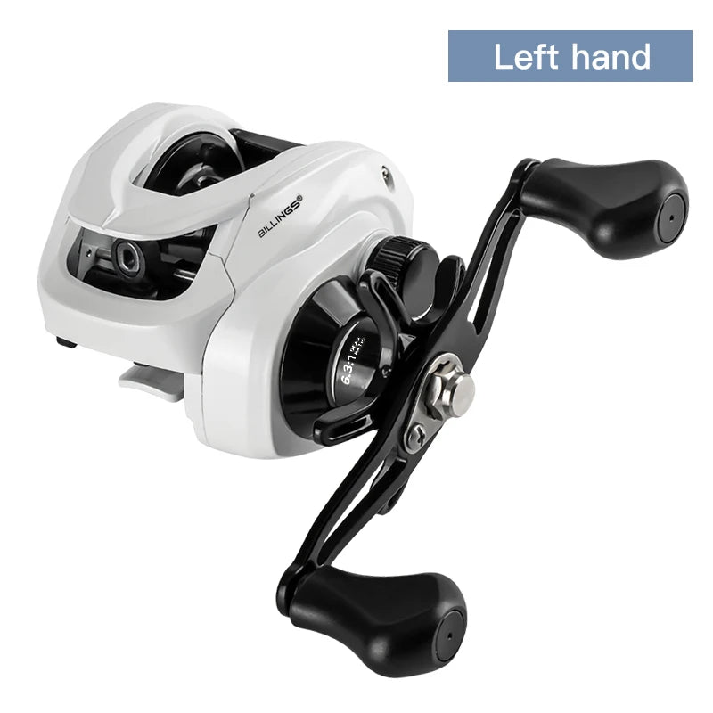 Billings Aluminum Baitcasting Reel For Freshwater Saltwater Fishing