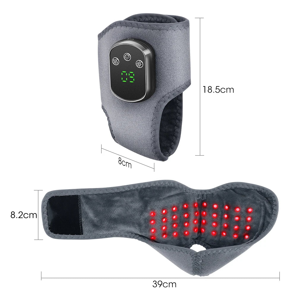Hailicare Red Light Ankle Massager With Heat And Vibration