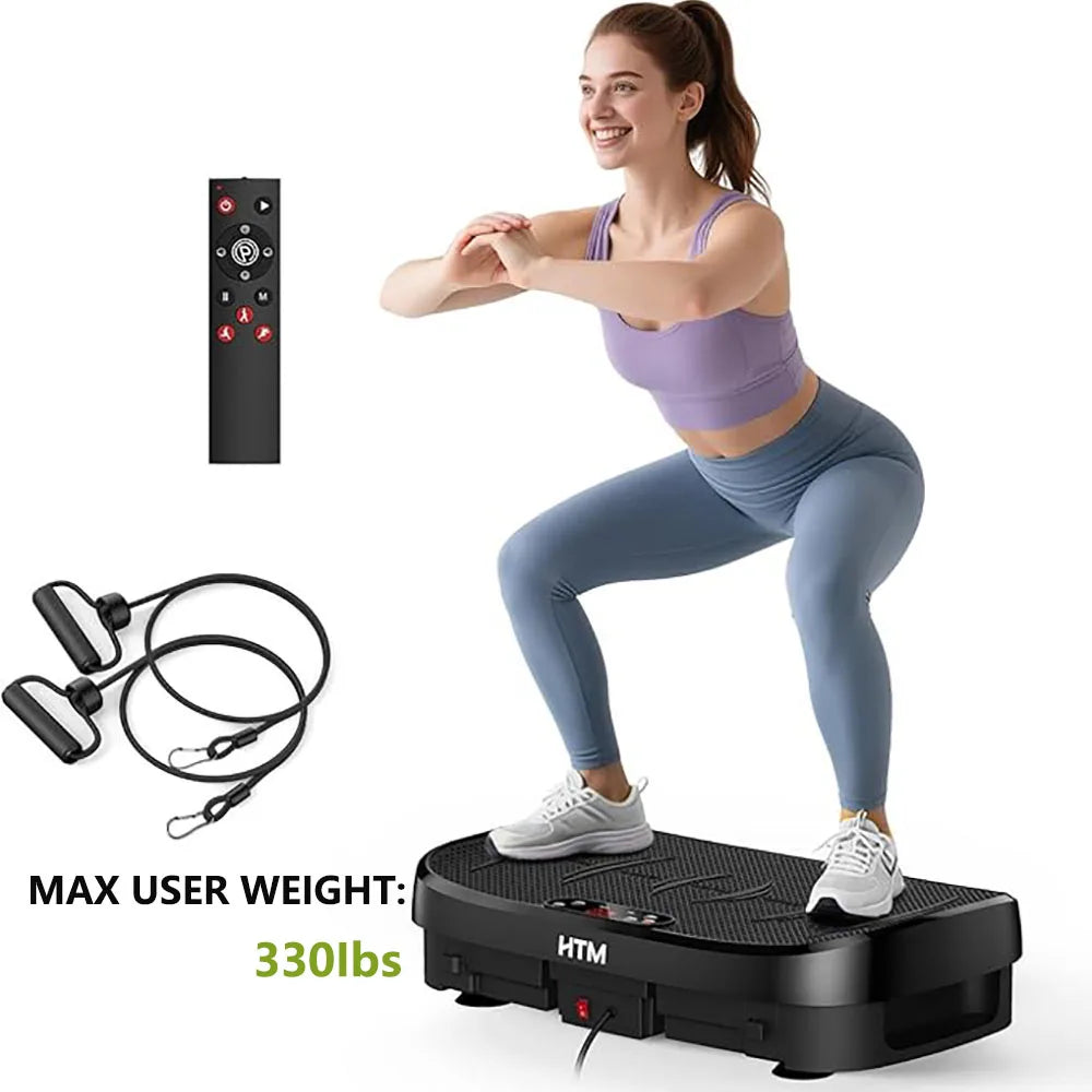 HTM Vibration Plate Multi Function Trainer 330 Lbs Home Gym