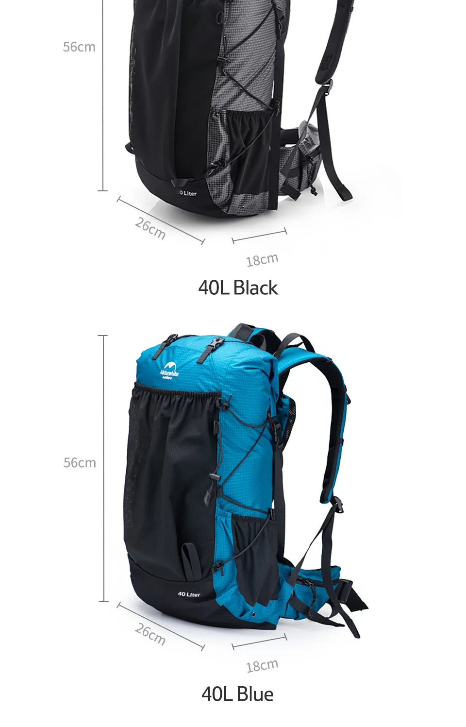 Naturehike Waterproof Hiking Backpack With Rain Cover