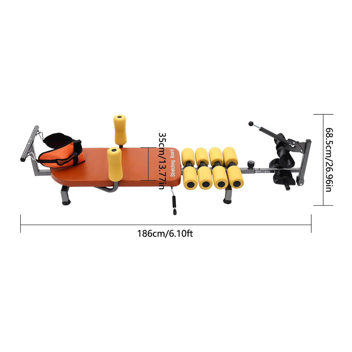 Adjustable Portable Muscle Relaxation Spine Stretching Bench
