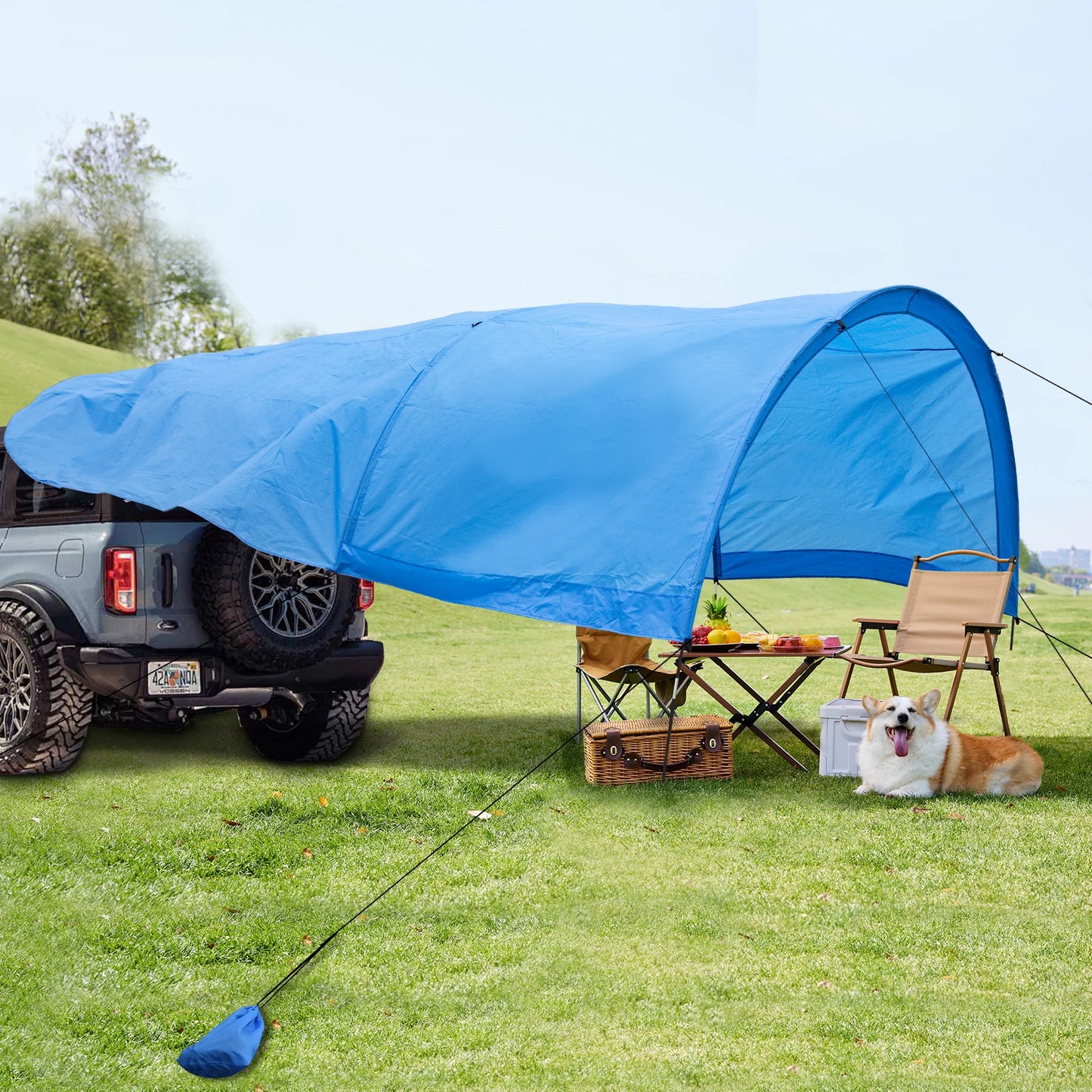 Beach Shade Canopy For 8 People Wind Assisted Setup