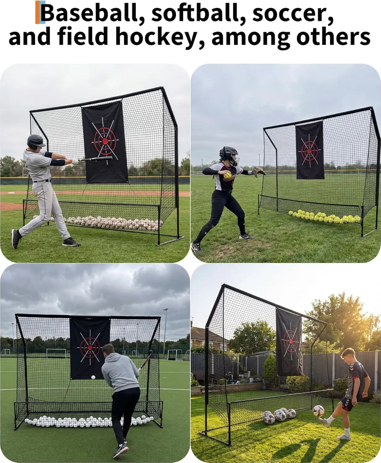 HiMISS Golf Practice Net With Carry Bag And Target