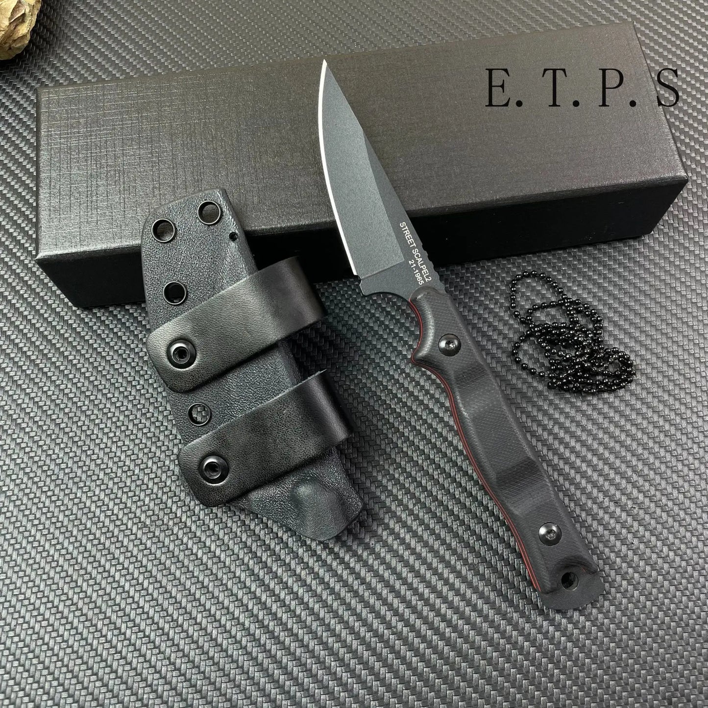 DIY Supplies Outdoor Knife With G10 Handle 8Cr13Mov Blade Camping