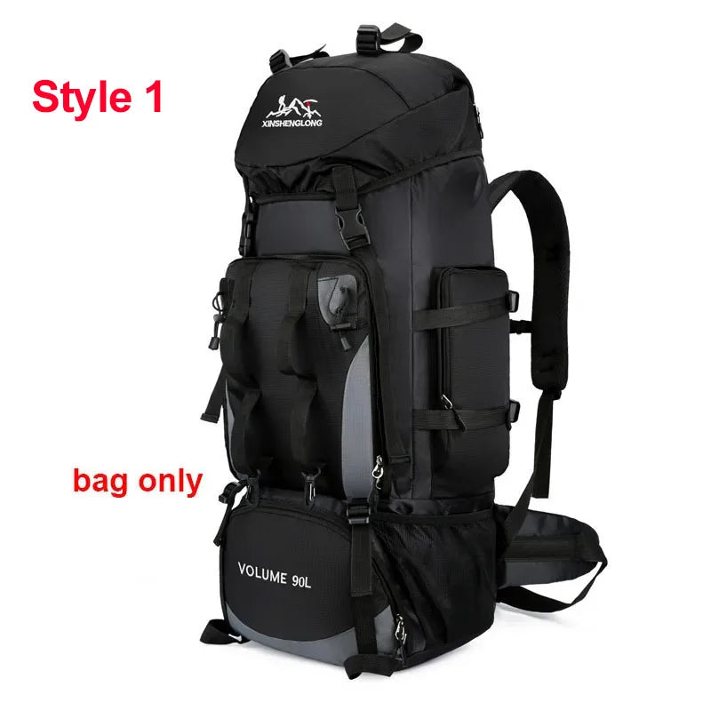 Scione Waterproof Hiking Backpack Large Capacity For Trekking And Camping