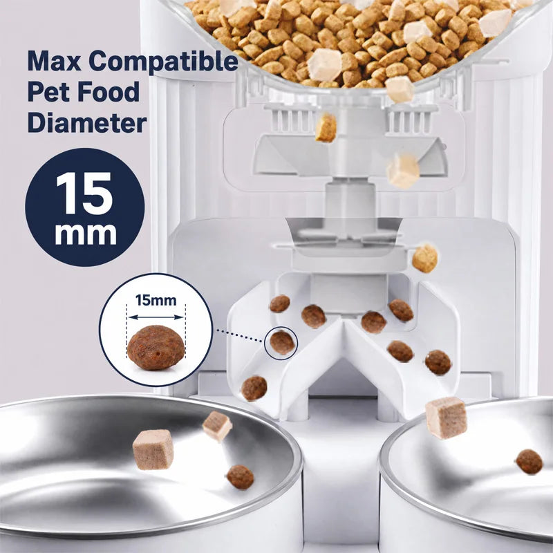 Nityers Smart Automatic Pet Feeder With HD Camera WiFi Control
