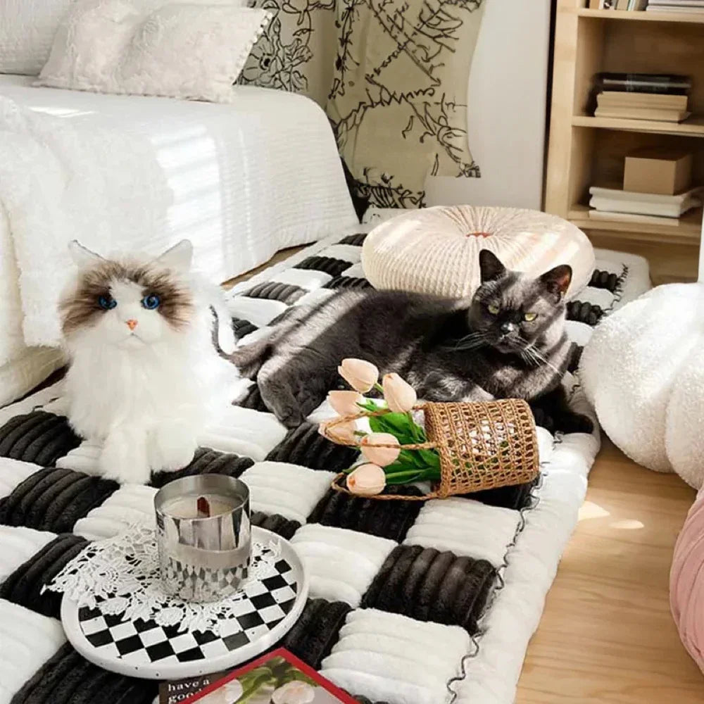 Waterproof Coral Fleece Pet Bed Mat and Car Seat Cover