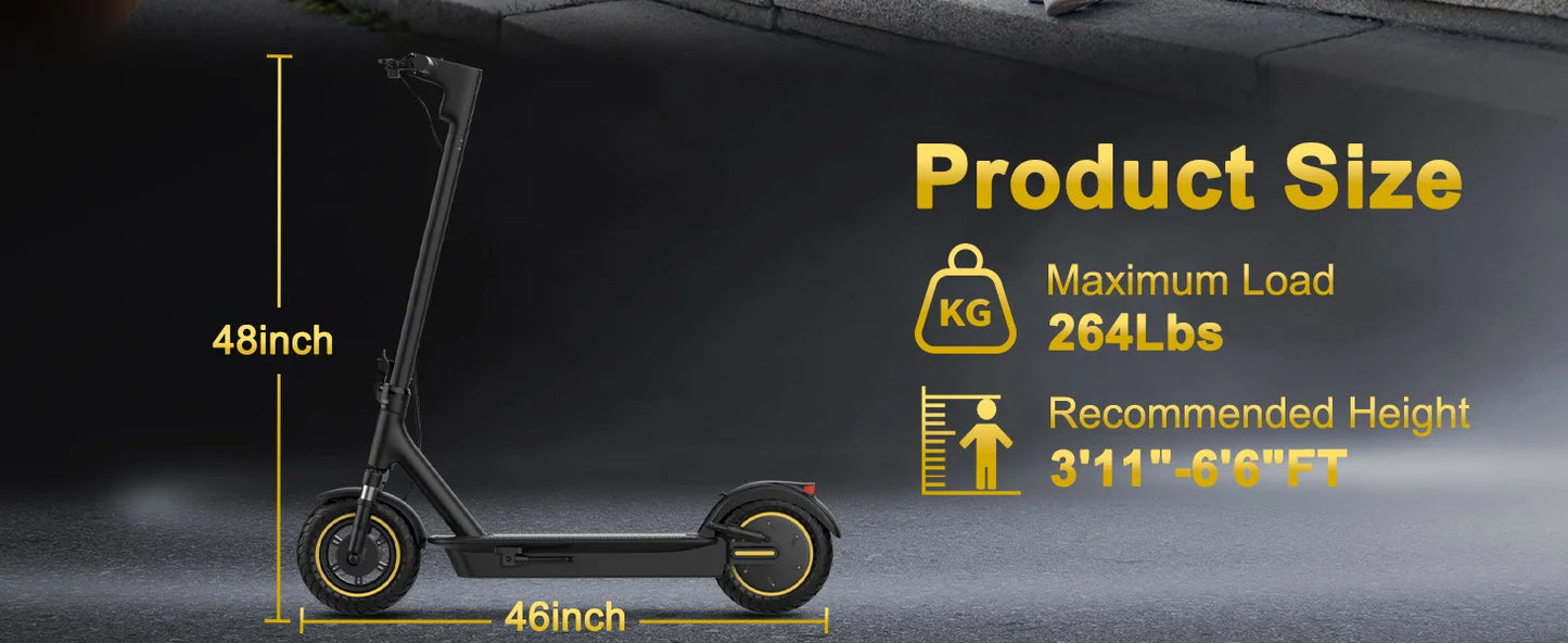 AOVOPRO Folding Electric Scooter Featuring 500W Motor For Urban Commuting