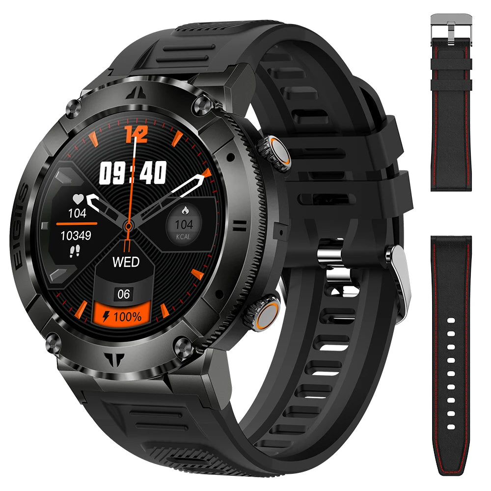LaNikar Waterproof Smartwatch With Bluetooth Calling And Fitness Tracking