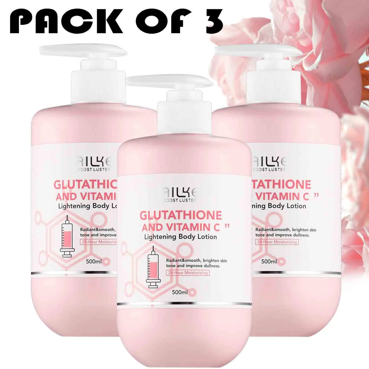 Ailke Glutathione Vitamin C Whitening Body Care Kit Set