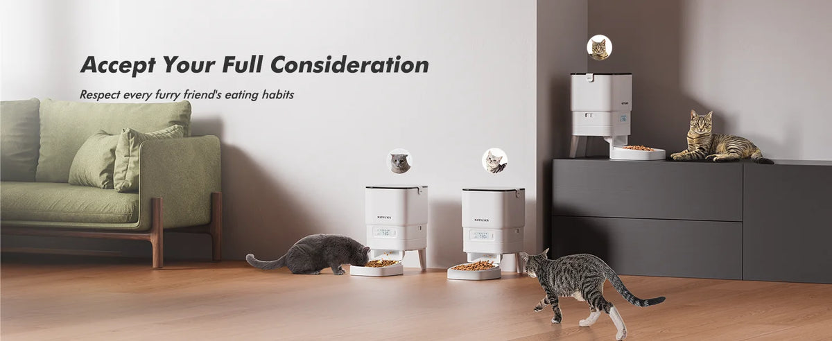 Nityers Smart Automatic Cat Feeder With WiFi App Control