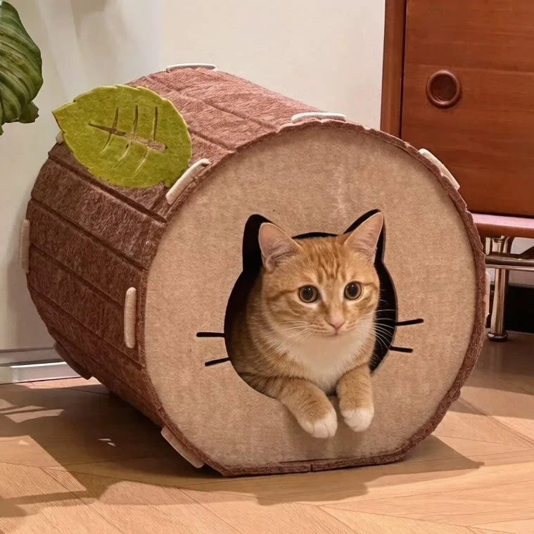 CZBNYX Felt Cat House With Scratching Board And Climbing Frame