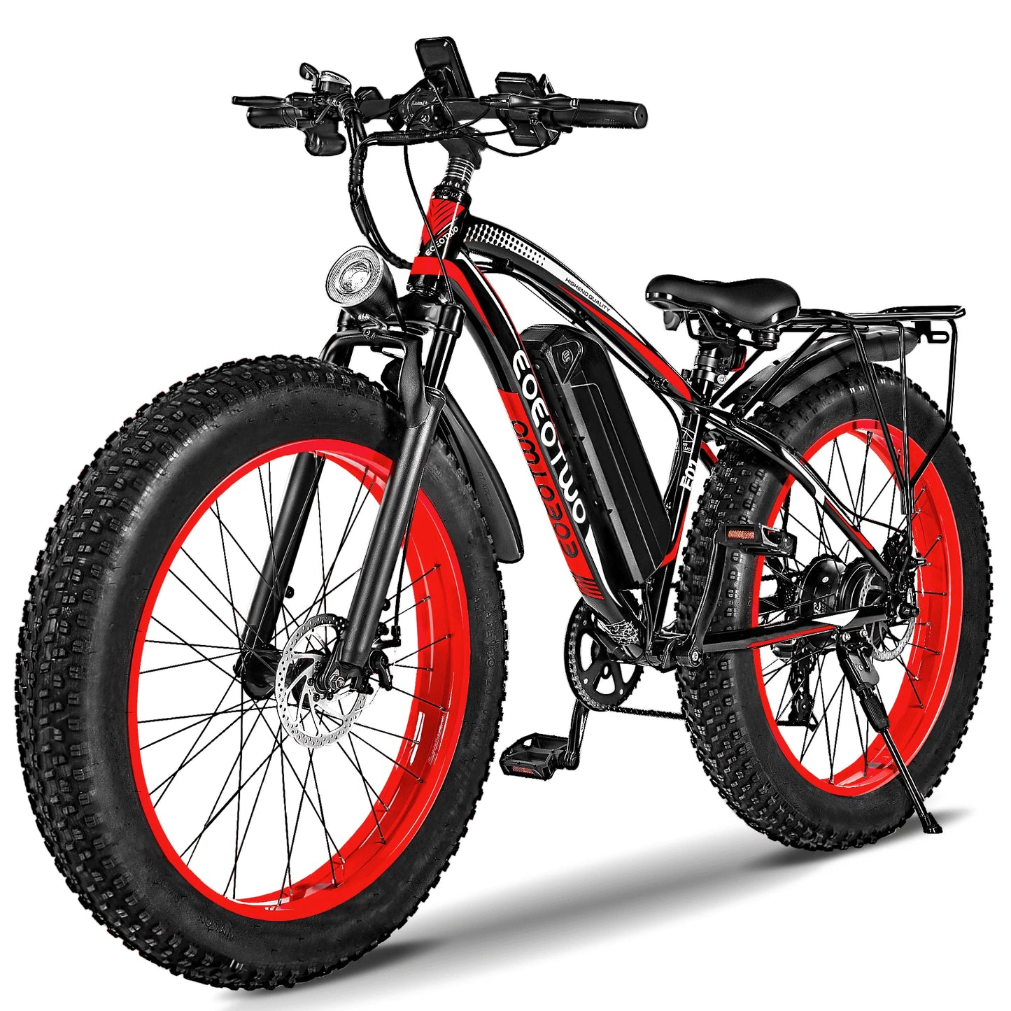 EOEOTWO E01 1000W Fat Tire Electric Bike Adults Extended Range