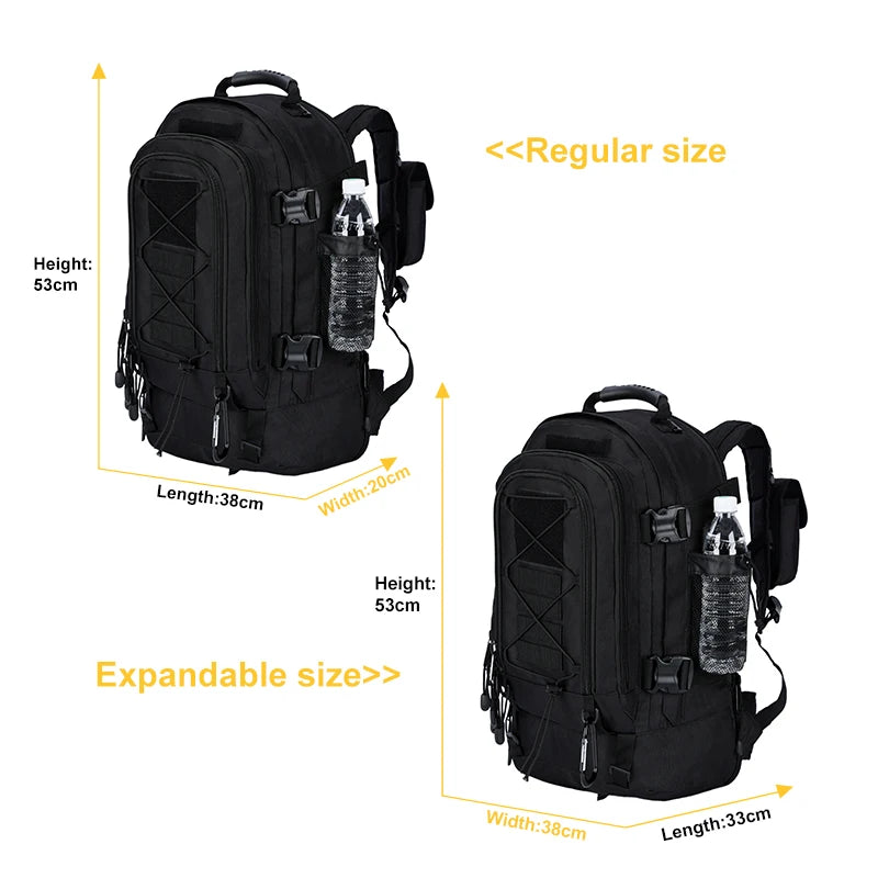 LQARMY Military Tactical Backpack Molle Rucksack Outdoor Travel