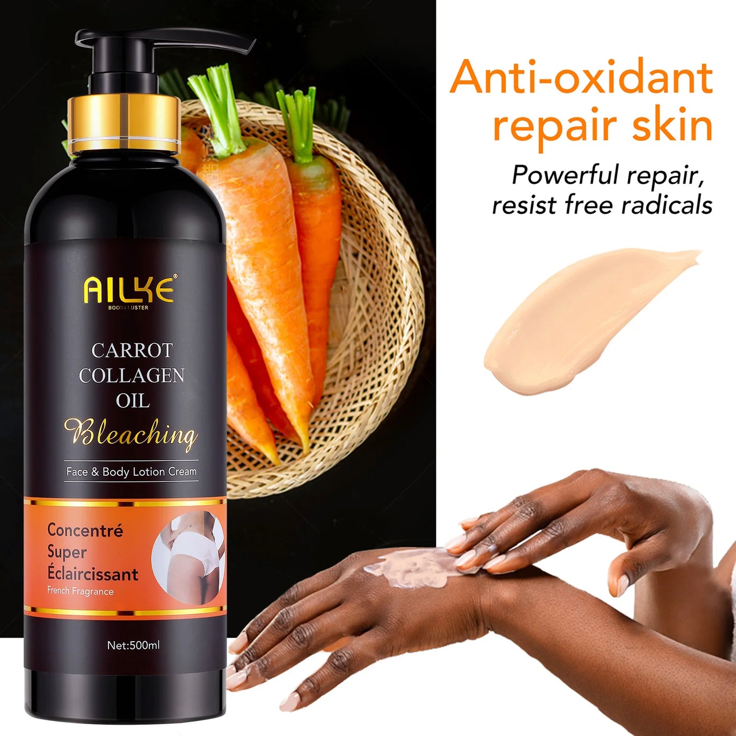 Ailke Organic Collagen Face Serum for Whitening and Moisturizing