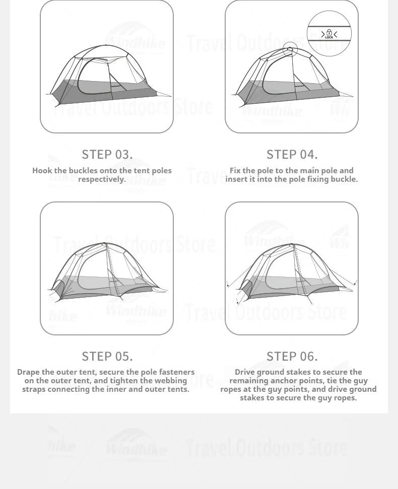 Naturehike Star Trail EXT Ultralight Camping And Backpacking Tent