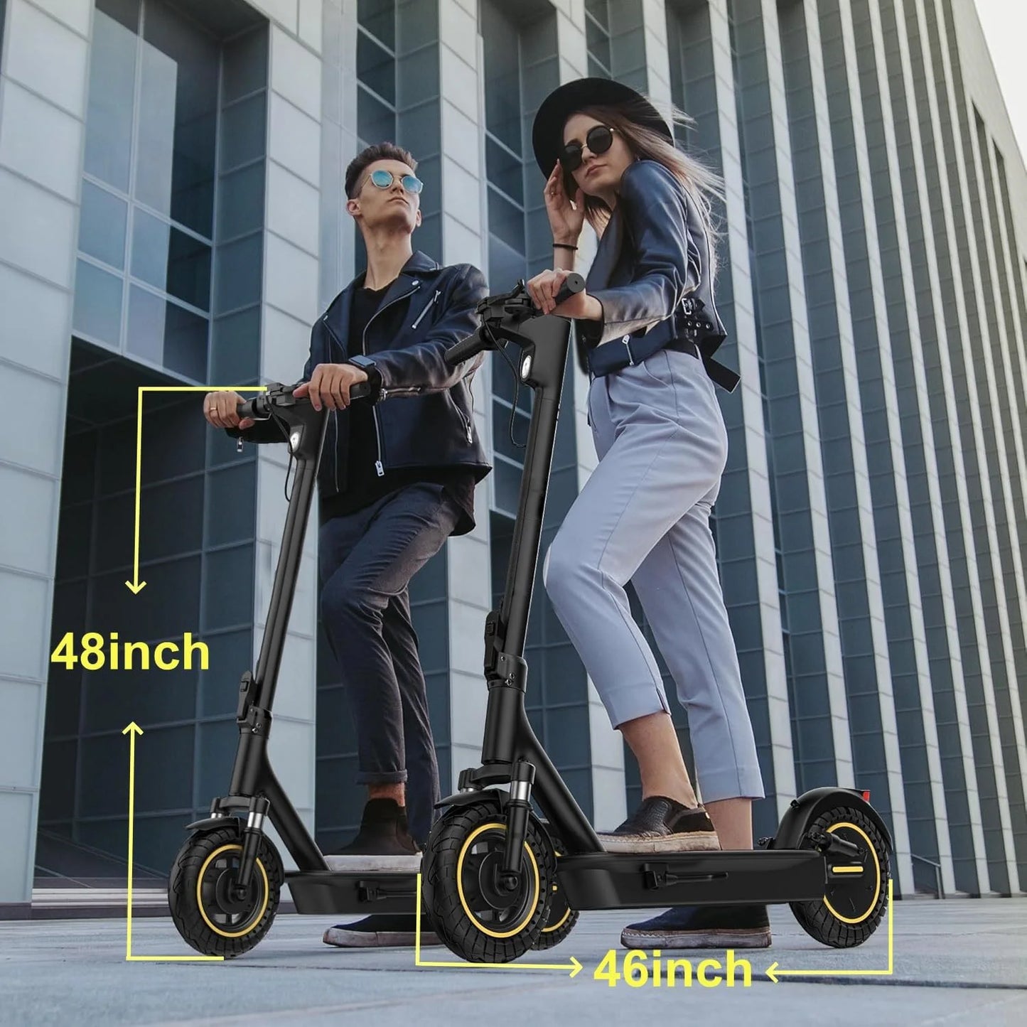 AOVOPRO Folding Electric Scooter Featuring 500W Motor For Urban Commuting